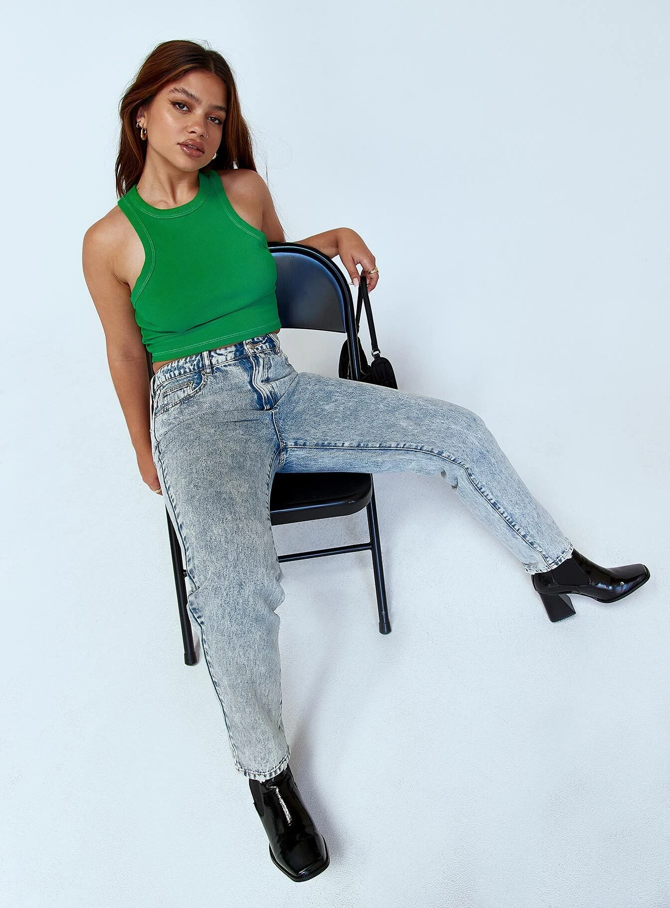 Princess Polly Zaiden Straight Leg Jeans Light Wash Denim 3 Princess Polly Zaiden Straight Leg Jeans Light Wash Denim