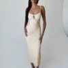 Princess Polly Maila Midi Dress Beige -Eva Style Shop 0 modelinfo ayanna us2 d455381d f8f2 4936 ad60 f6abf8d8cef5