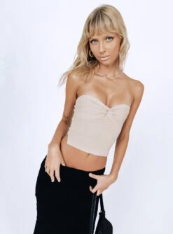 Princess Polly Mai Top Beige