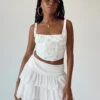 Princess Polly Willo Mini Skirt White -Eva Style Shop 0 modelinfo idania us2 248555cc a243 4b18 8839 0ff87641bde7