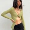 Princess Polly Nowell Long Sleeve Top Green 1 Princess Polly Nowell Long Sleeve Top Green -Eva Style Shop 0 modelinfo jess us2 5eed3e7a f0a6 4b4d 92bc ad3433738582