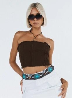 Princess Polly Magil Top Brown