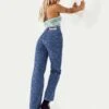 The Ragged Priest Daisy Denim Jeans -Eva Style Shop 00 modelinfo emma leigh us4 2