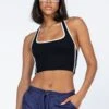 Princess Polly Bardwell Top Black -Eva Style Shop 1 modelinfo Chiara us2 e6001d3e b299 4b67 83e2 8fa1c00bd87e
