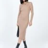 Princess Polly Tiarnie Midi Dress Beige