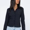Princess Polly Anni Shirt Black