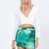 Edina Mini Skirt Green 2 Edina Mini Skirt Green -Eva Style Shop 1 modelinfo Ira us2 a7b39ca7 6086 4fd3 a606 c2f408ef6a52