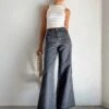 Princess Polly Dream Big Wide Leg Flare Jeans Denim 1 Princess Polly Dream Big Wide Leg Flare Jeans Denim -Eva Style Shop 1 modelinfo Kiana us2 523888bb e68b 4fda 884d 883f5506c28e
