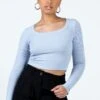 Princess Polly Kasta Top Blue -Eva Style Shop 1 modelinfo Sarah us4 6147607f 3577 4ef8 93e6 8018fabd94cd