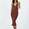 Princess Polly Aditya Midi Dress Brown 2 Princess Polly Aditya Midi Dress Brown -Eva Style Shop 1 modelinfo christy us4 52751d39 78bd 4a60 9e84 1daba7f776d3