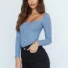 Princess Polly Charlotte Bodysuit Blue -Eva Style Shop 1 modelinfo emma us2 4c25176c a140 45b5 8981 813aa2346c76