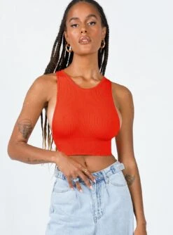 Princess Polly Grace Tank Top Red