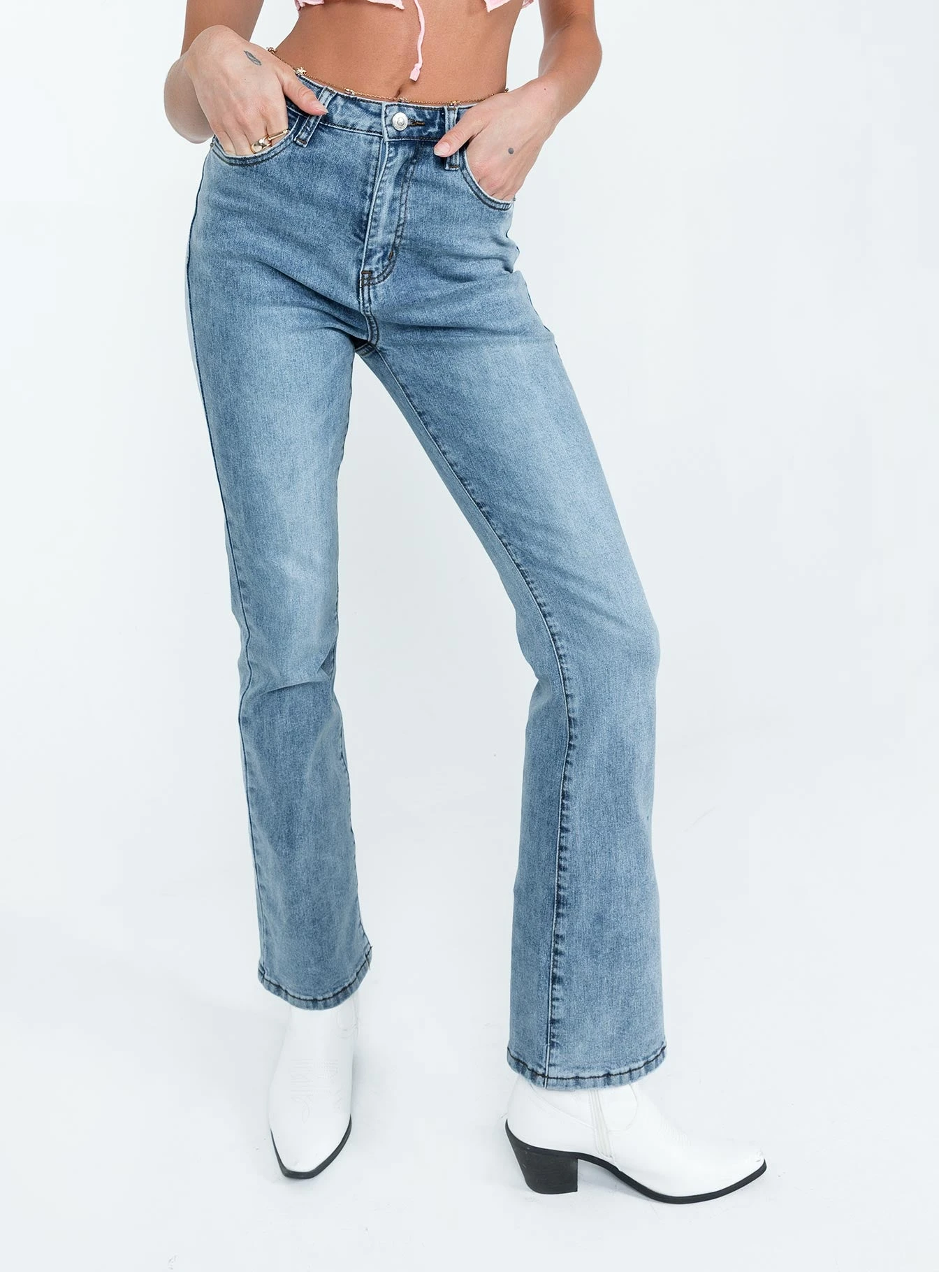 Princess Polly Trudi Denim Jeans 4 Princess Polly Trudi Denim Jeans - Image 2
