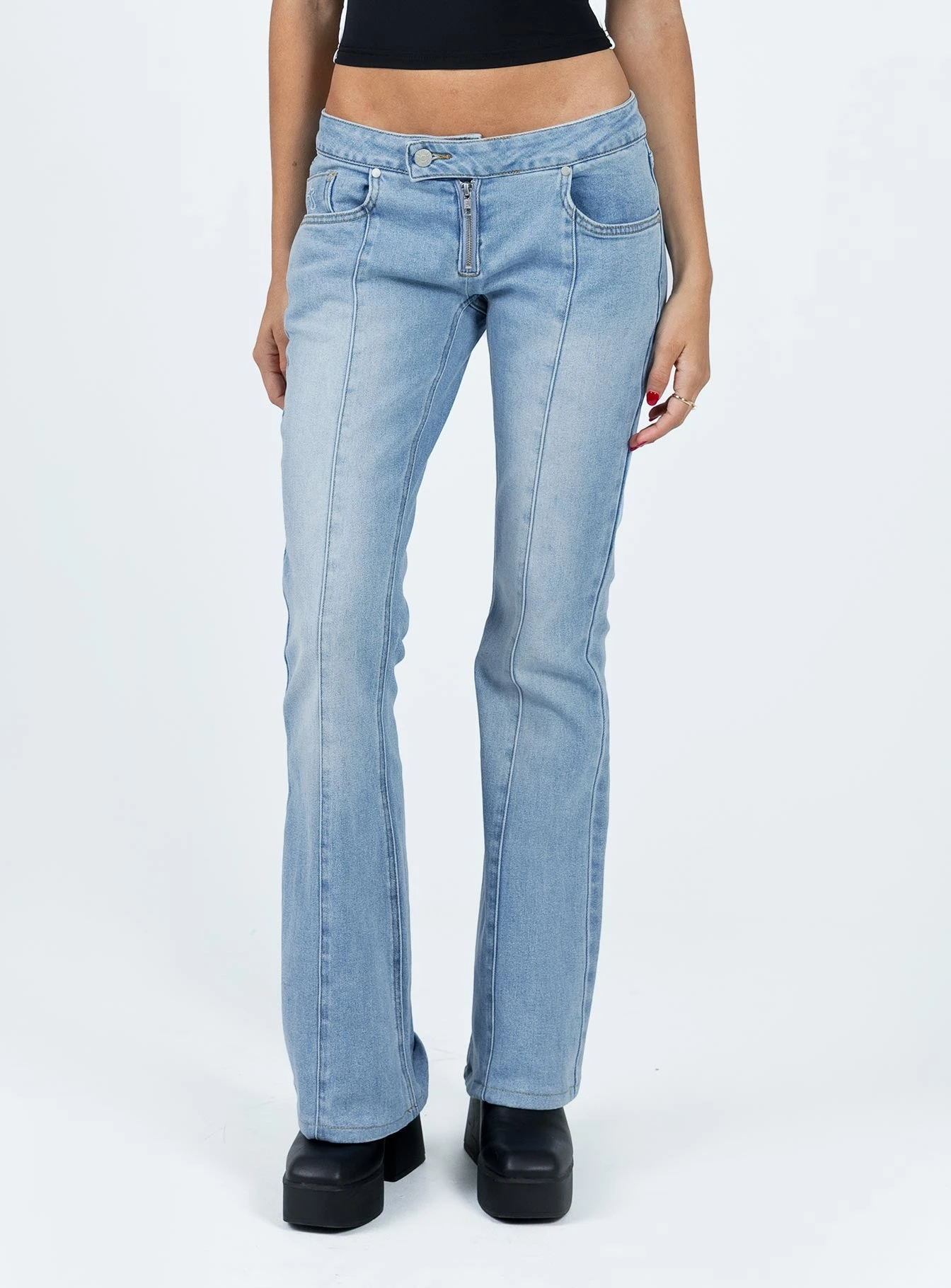 The Ragged Priest Low Roder Jean Light Blue Bootcut 4 The Ragged Priest Low Roder Jean Light Blue Bootcut - Image 2