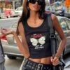 Princess Polly The Rolling Stones Butterly Cropped Tank Black -Eva Style Shop 1 modelinfo lisa us2 f72fd650 9dc6 46c8 a02c 832dae7817c2
