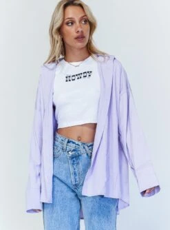 Princess Polly Angeline Top Purple