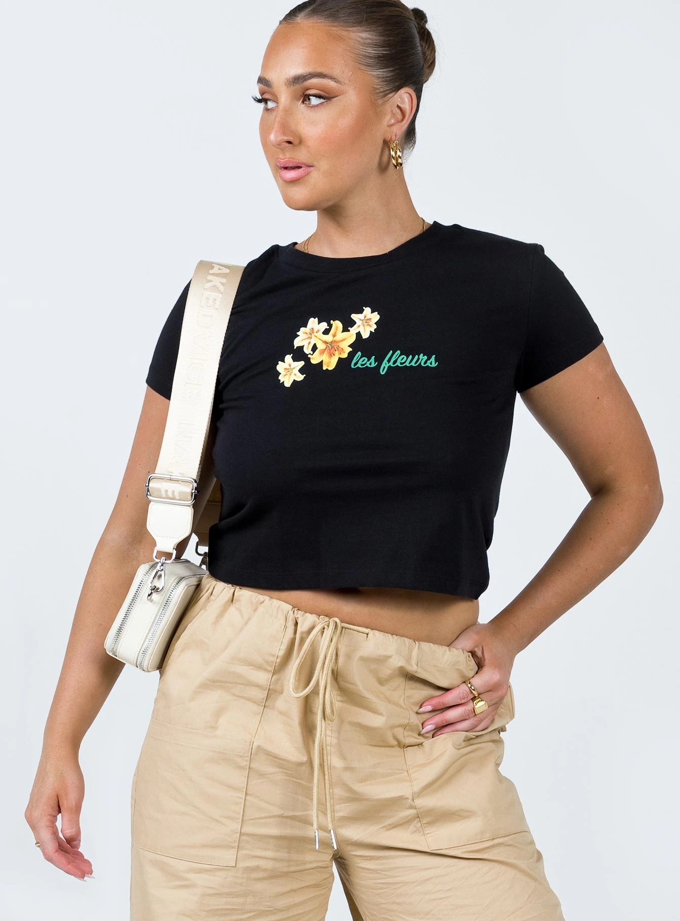 Le Fleurs Top Black 4 Le Fleurs Top Black - Image 2