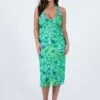 Princess Polly Tiffany Midi Dress Green -Eva Style Shop 1 modelinfo mikayla us6 ac68e1fb 77ae 4a13 9183 952a20b30084