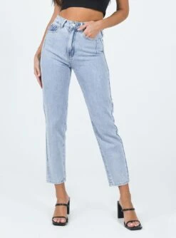 Princess Polly Curzon Mom Jeans Denim