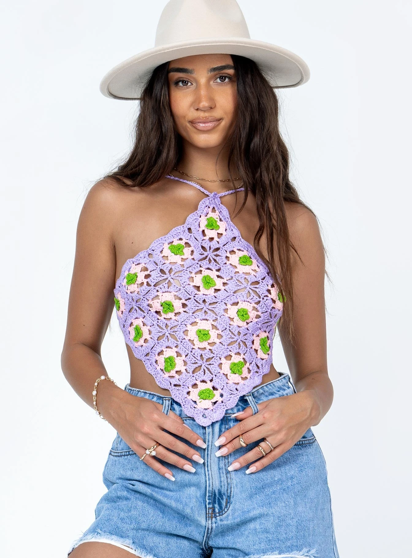 Princess Polly Neila Top Purple 4 Princess Polly Neila Top Purple - Image 2