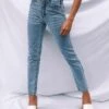 Gemini Mom Jeans Pale Blue 1 Gemini Mom Jeans Pale Blue -Eva Style Shop 1.1 1 212