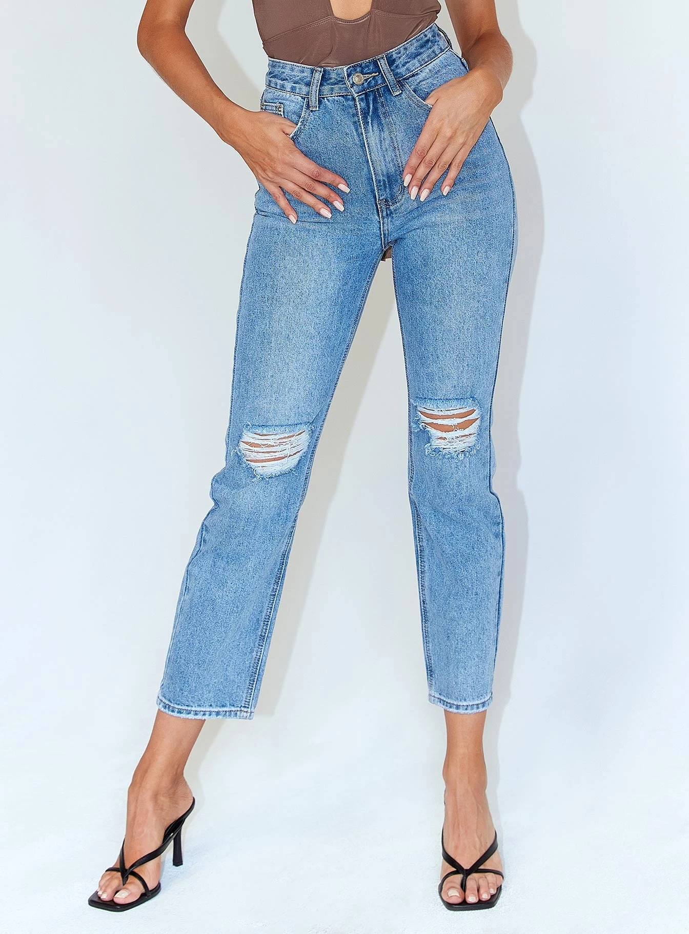 Princess Polly Tallai Denim Jeans 3 Princess Polly Tallai Denim Jeans
