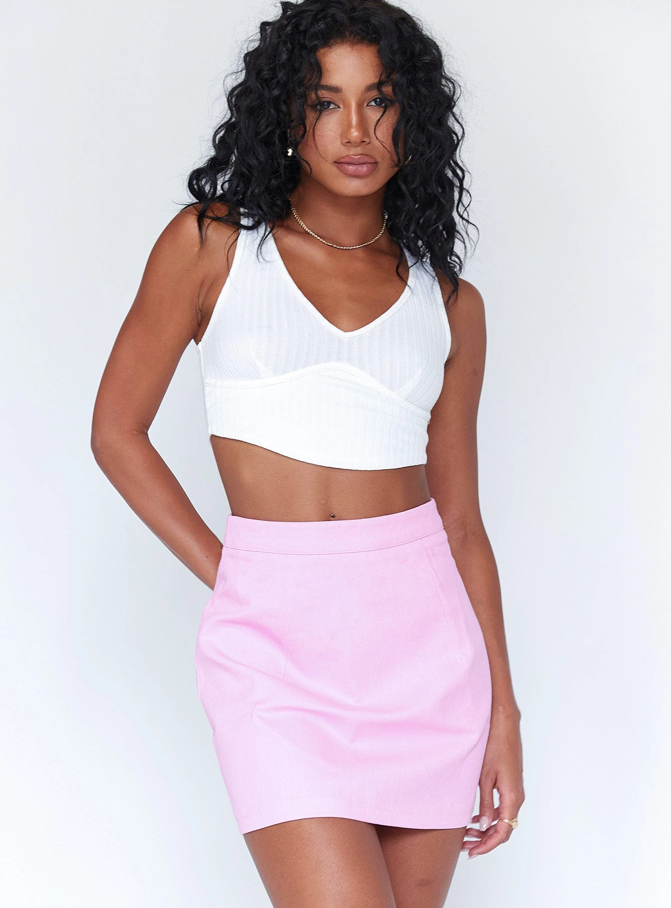 Princess Polly Kati Mini Skirt Pink 3 Princess Polly Kati Mini Skirt Pink