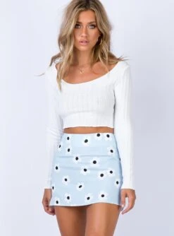 Princess Polly Shelly Mini Skirt Blue 24 Princess Polly Shelly Mini Skirt Blue -Eva Style Shop 1 161 220