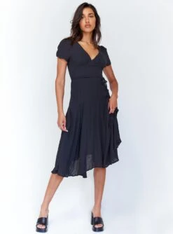 Princess Polly Felleni Midi Dress Black