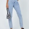 Princess Polly Connor Skinny Jean Denim Light Wash