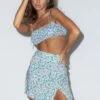 Motel Sheny Mini Skirt Flower Power Blue 1 Motel Sheny Mini Skirt Flower Power Blue -Eva Style Shop 1 66c9f071 8b69 4d62 808f 9e20c996d86b