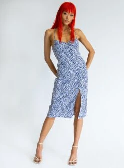 Princess Polly Sweetner Midi Dress Blue