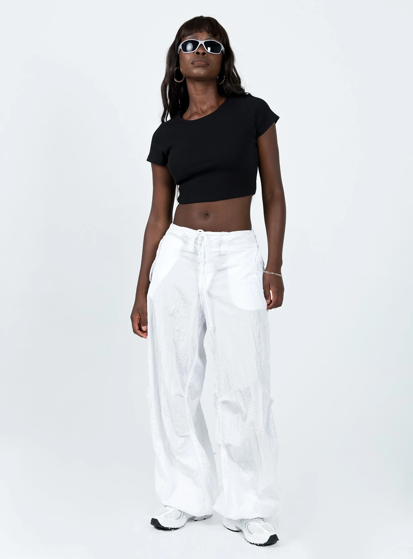 Classic Crop Tee Black 5 Classic Crop Tee Black - Image 3