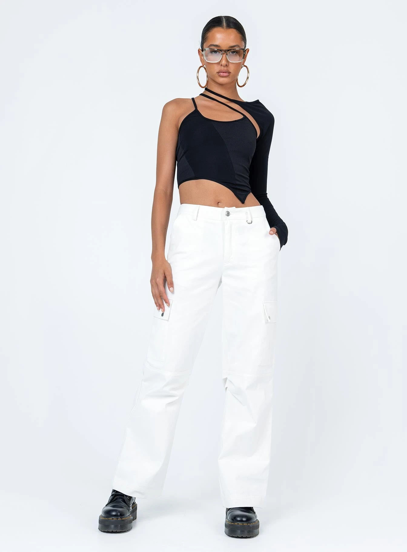 Princess Polly Ashbury Long Sleeve Top Black 4 Princess Polly Ashbury Long Sleeve Top Black - Image 2