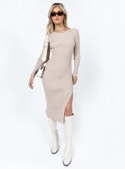 Princess Polly Nicky Midi Dress Beige 10 Princess Polly Nicky Midi Dress Beige -Eva Style Shop 2 modelinfo chloe us2 e9ad9664 5334 4e92 86ad b7ff8930af5f