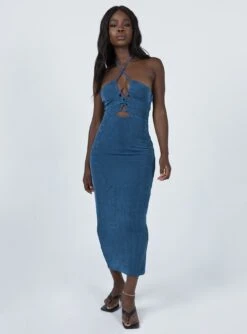 Princess Polly Zamia Midi Dress Blue 9 Princess Polly Zamia Midi Dress Blue -Eva Style Shop 2 modelinfo cynthia us4 41f29e1a 6ed2 43e2 8a14 08617bc29ca1