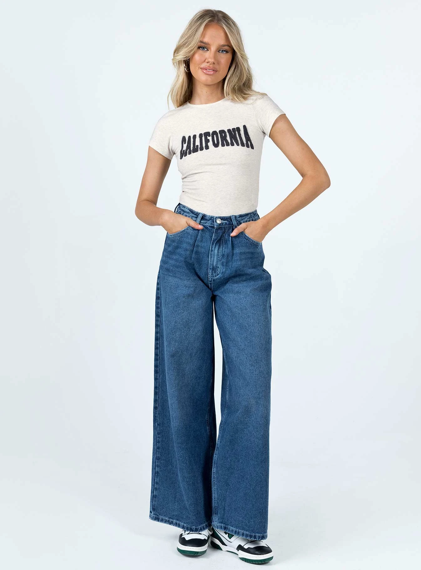 Princess Polly Destination California Tee Grey 5 Princess Polly Destination California Tee Grey - Image 3