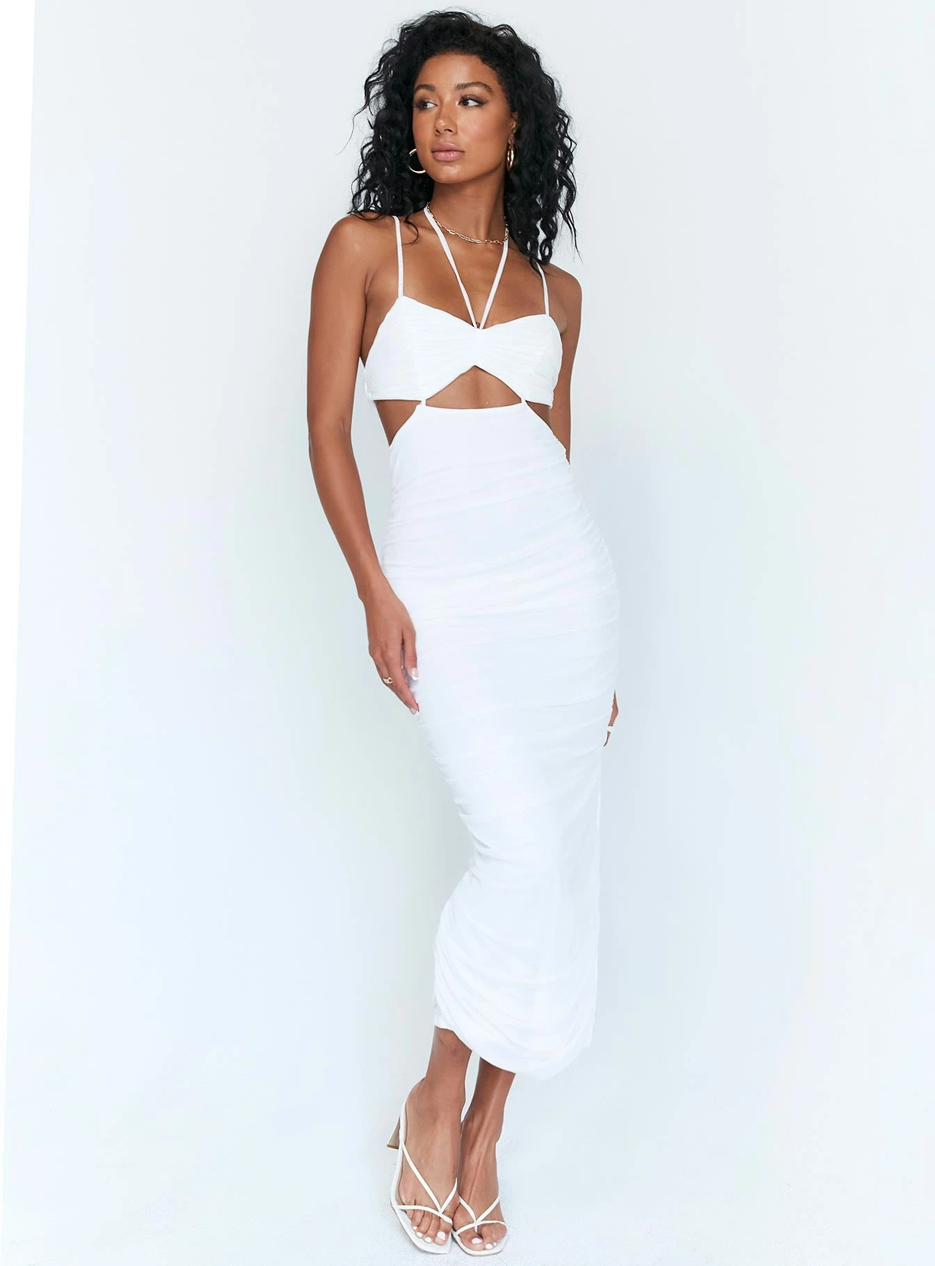 Princess Polly Alice Midi Dress White 4 Princess Polly Alice Midi Dress White - Image 2