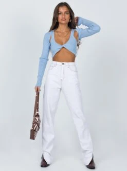 Princess Polly Missy Long Sleeve Top Blue -Eva Style Shop 2 4196e057 a93a 4997 a608 b7e14fb27a98