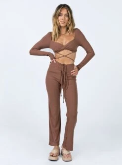 Princess Polly Sabrina Set Brown -Eva Style Shop 2 81ff3774 88af 42bf 9469 bd2396b4c9ce