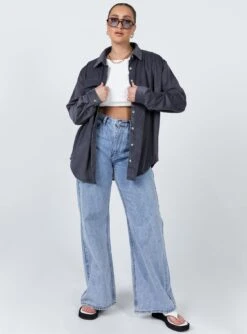 Princess Polly Rylan Shirt Blue -Eva Style Shop 2 837efd44 1458 4b53 acb6 f21648132226