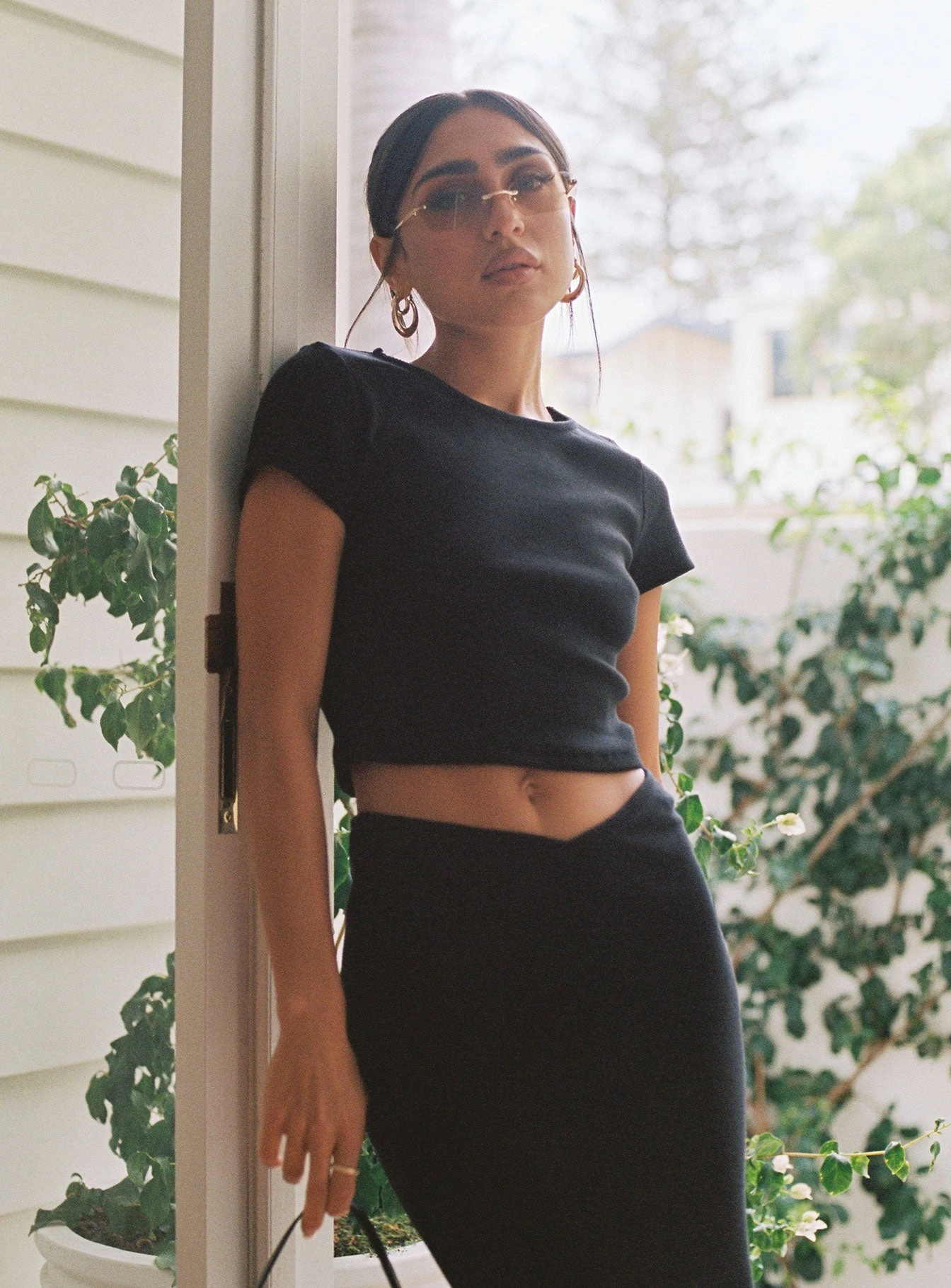 Classic Crop Tee Black 3 Classic Crop Tee Black