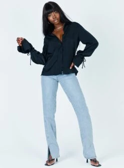 Princess Polly Forbidden Shirt Black -Eva Style Shop 2 cc68aca2 93d8 435f a94e f5b77fa4200e