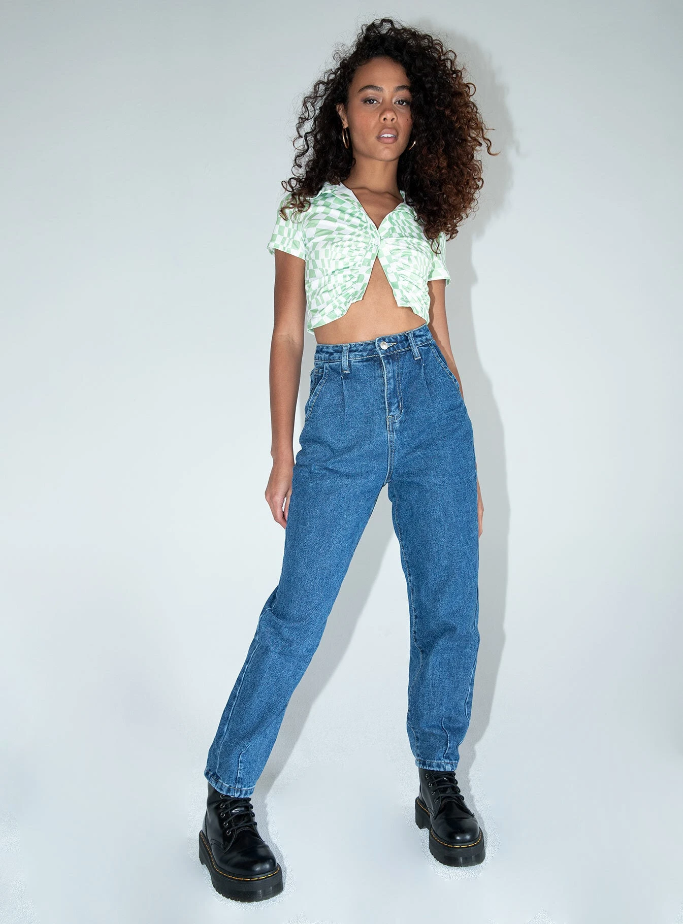 Princess Polly Clinton Balloon Leg Denim Jeans 3 Princess Polly Clinton Balloon Leg Denim Jeans