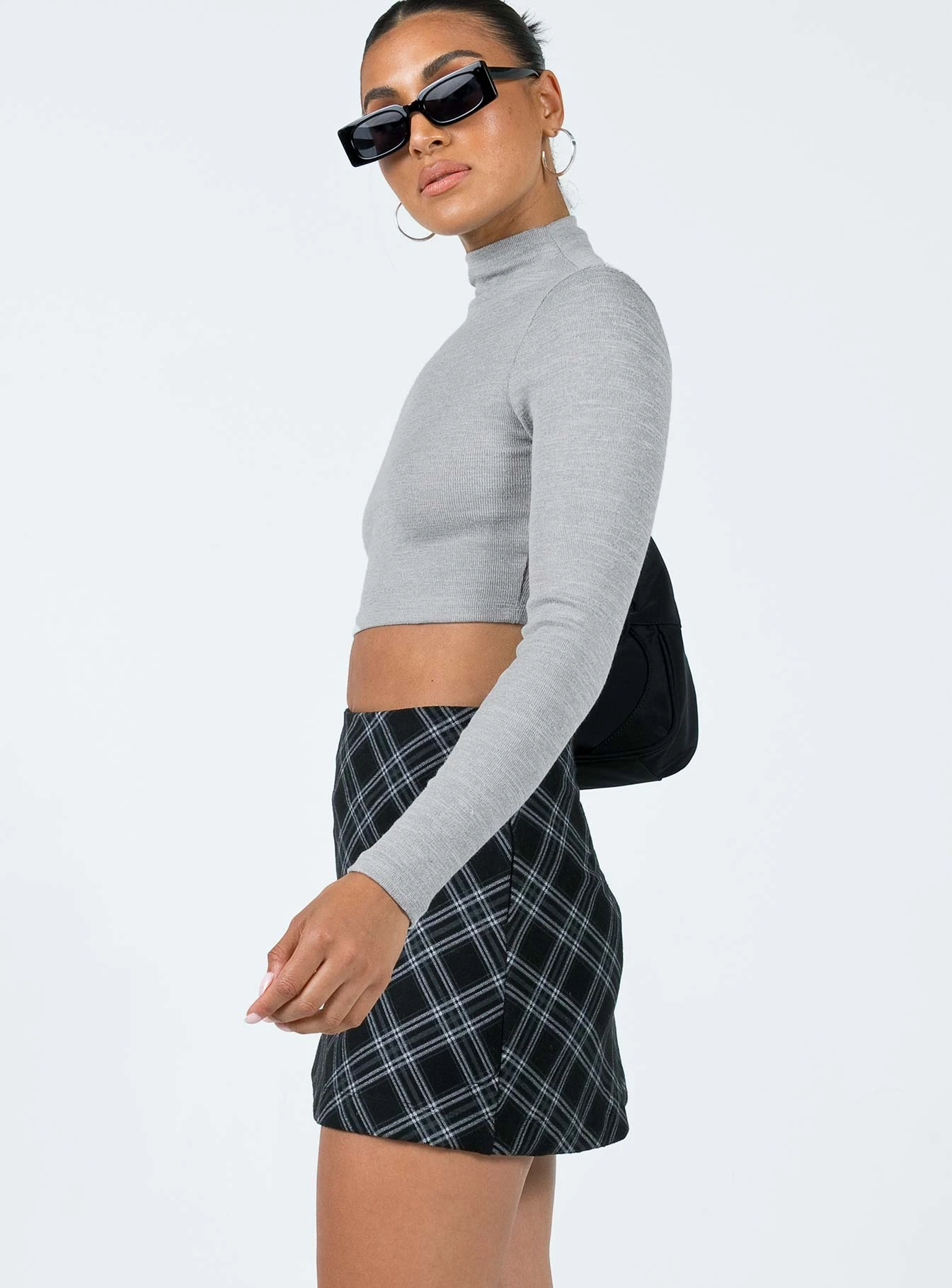 Princess Polly Fike Mini Skirt Black 6 Princess Polly Fike Mini Skirt Black - Image 4