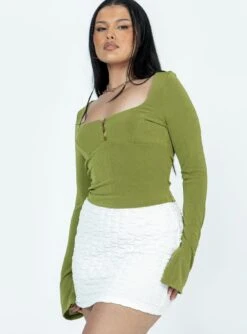 Princess Polly Cadence Mini Skirt White -Eva Style Shop 3 modelinfo alicia us8 34df124f 042e 4192 baa9 34b0f083e543