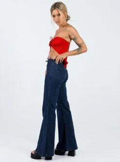 Princess Polly Algee Denim Jean -Eva Style Shop 3 modelinfo cathlin us2 f880e4e2 139f 4040 b0da 29e0e4f0524c