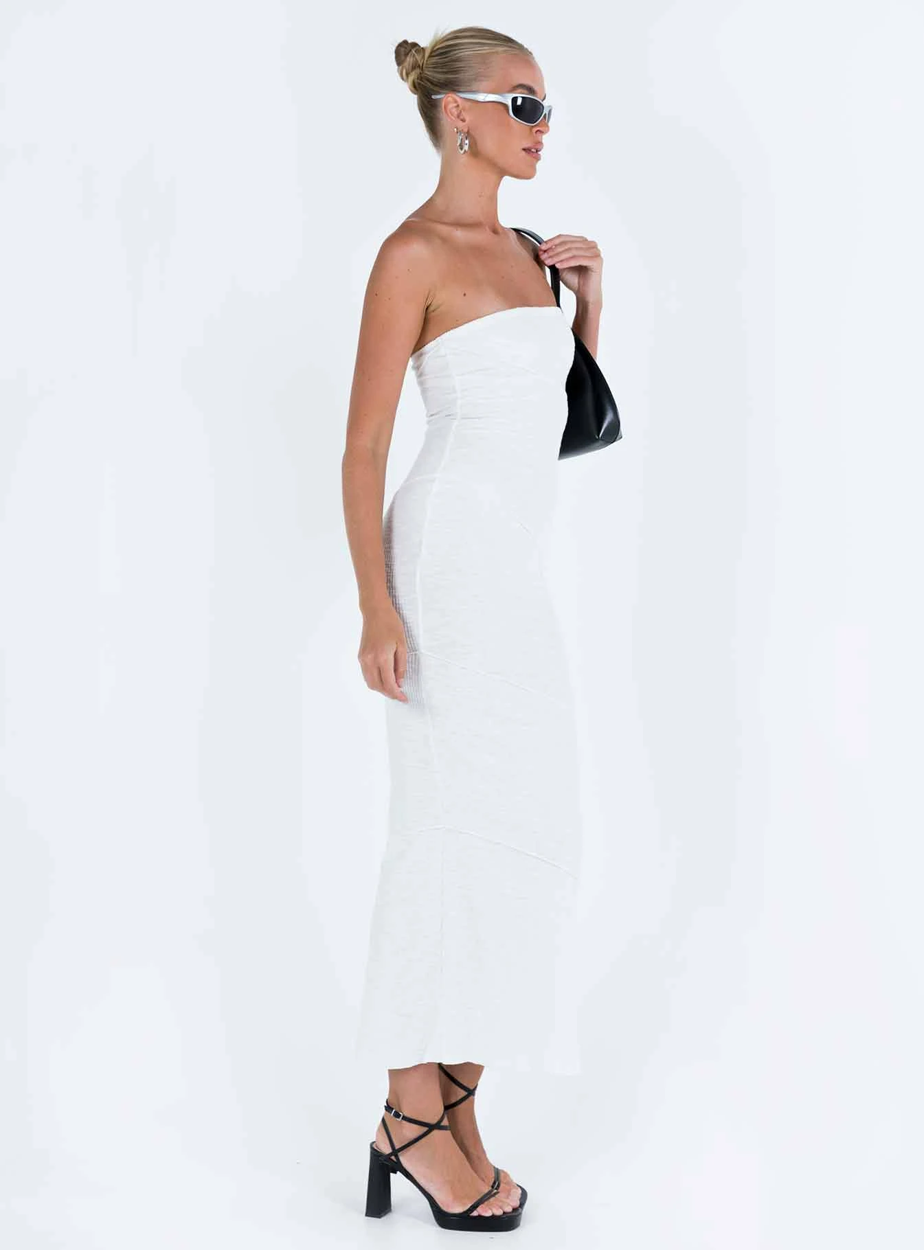 Oscar Midi Dress White Tall 6 Oscar Midi Dress White Tall - Image 4