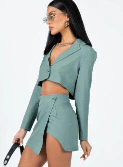 Princess Polly The Reggie Mini Skirt Slate -Eva Style Shop 3 modelinfo christy us2 f12465ee 8681 403e a663 528b874e1e58