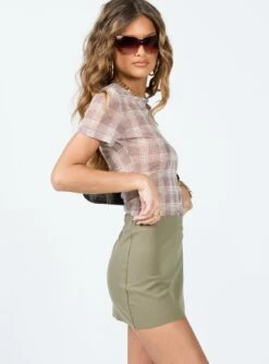 Princess Polly Karley Low Waist Mini Skirt Green 11 Princess Polly Karley Low Waist Mini Skirt Green -Eva Style Shop 3 modelinfo elise us2 445d7d56 3184 4402 9acf 56fe662655cb